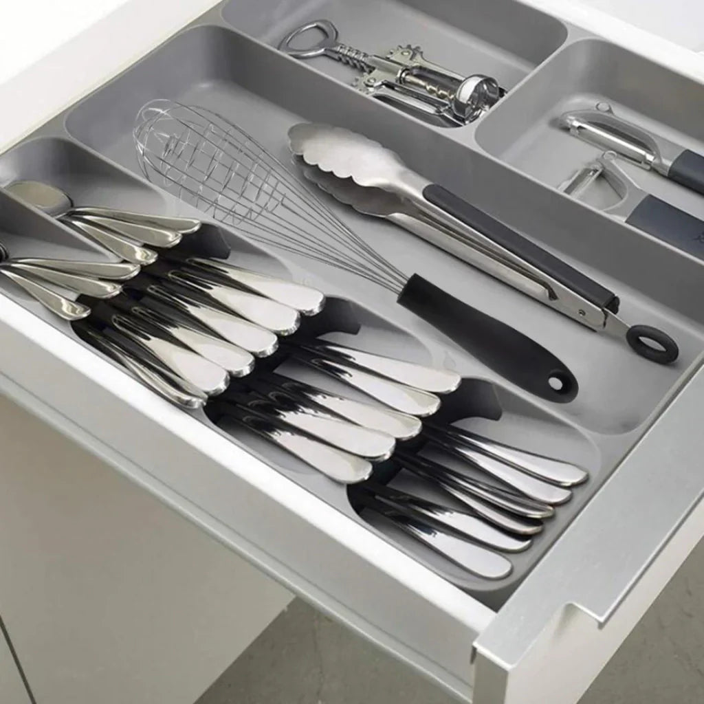 Organiseur de Couverts 39x40 cm pour Tiroir de Cuisine